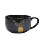 ⁦طقم بولة شوربة 4 قطع بورسلين حامل جناح-ورقه شجر⁩ - الصورة ⁦3⁩