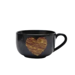 ⁦طقم بولة شوربة 4 قطع بورسلين حامل جناح-قلب just you⁩ - الصورة ⁦4⁩