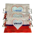 طقم صينيه اركوبيركس 3 قطع تغليف فوم هدايا قلب احمر-ابيض واحمر