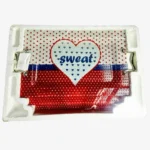 ⁦طقم صينيه اركوبيركس 3 قطع تغليف فوم هدايا قلب احمر-ابيض واحمر⁩ - الصورة ⁦2⁩