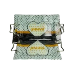 ⁦طقم صينيه اركوبيركس 3 قطع تغليف فوم هدايا قلب  - ابيض واسود⁩ - الصورة ⁦2⁩