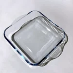 ⁦طقم طاجن بيركس 2 قطعة مربع تركي - شفاف⁩ - الصورة ⁦2⁩