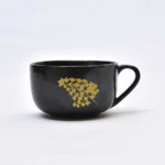 ⁦طقم بولة شوربة 4 قطع بورسلين حامل جناح-قلب مزخرف⁩ - الصورة ⁦3⁩