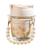 ⁦مج زجاجي بيد لولي⁩ - الصورة ⁦2⁩