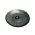 ⁦طبق فاكهة زجاج - فضي⁩ - الصورة ⁦3⁩