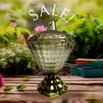 بنبنيره زجاج مربعات بالقاعده عسلى