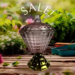 بنبنيره زجاج مربعات بالقاعده موف