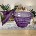 ⁦بنبنيره زجاج مربعات موف⁩ - الصورة ⁦2⁩