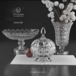 طقم هدية 3 قطع زجاج حفر