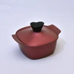 ⁦طقم حلة جرانيت 11 قطعة مربع  - احمر⁩ - الصورة ⁦2⁩