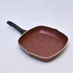 ⁦طقم حلة جرانيت 11 قطعة مربع  - احمر⁩ - الصورة ⁦3⁩