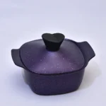 ⁦طقم حلة جرانيت 11 قطعة مربع  - ازرق⁩ - الصورة ⁦2⁩