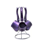 طقم كنك جرانيت 3 قطع موف بالحامل