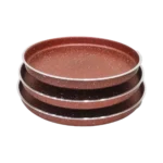 ⁦طقم صينية 3 قطع بسبوسة  - بنى⁩ - الصورة ⁦2⁩