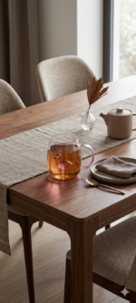 مج زجاجي بداخله بجعة بارزه - روز