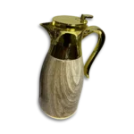 ⁦ترمس ديكوري سيراميك - بني⁩ - الصورة ⁦2⁩