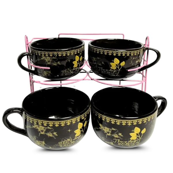 طقم بولة شوربة بورسلين ورود, Homelyhub