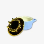 ⁦بولة شوربة بورسلين تاج - لبني⁩ - الصورة ⁦2⁩