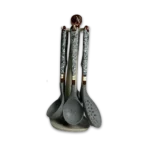 ⁦طقم توزيع كورة - رومادي و اسود⁩ - الصورة ⁦2⁩