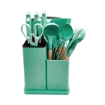 ⁦طقم توزيع بالسكينة بالاورمة -اخضر فاتح⁩ - الصورة ⁦2⁩