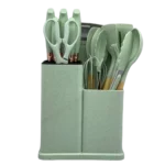 ⁦طقم توزيع بالسكينة بالاورمة -اخضر غامق⁩ - الصورة ⁦2⁩