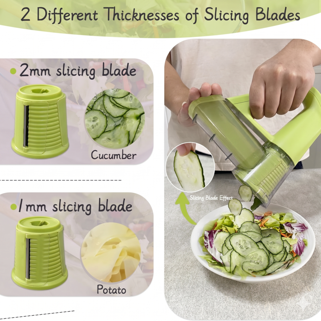 قطاعة سلايزر كهربائية خضراء, homely hub