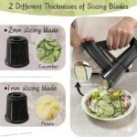 قطاعة سلايزر كهربائية محمولة سوداء, homely hub